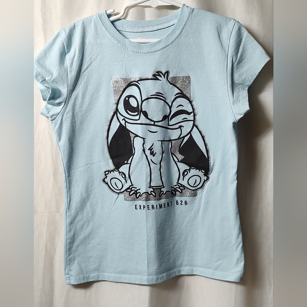 Disney Kids Blue Graphic T-Shirt Size 10/12